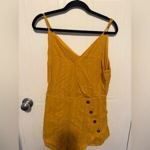 Elegant Yellow Women’s Romper